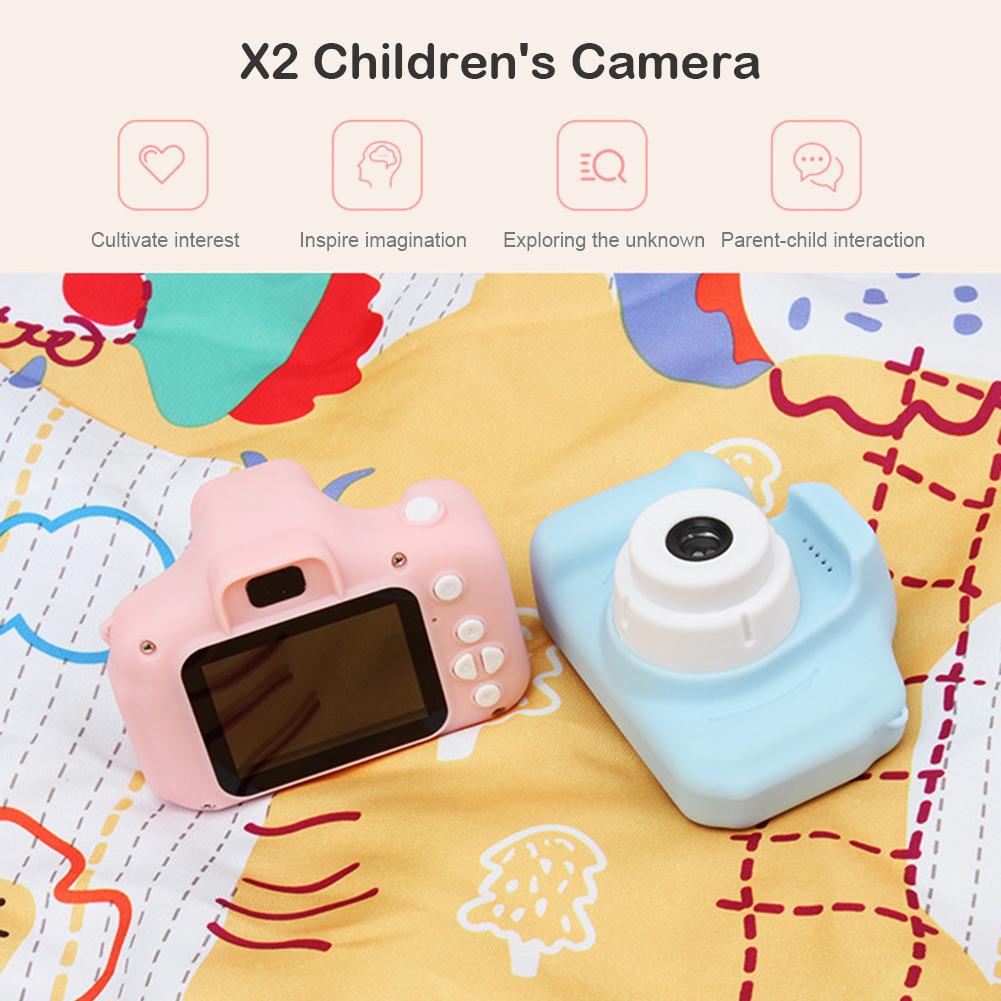 ภาพหน้าปกสินค้าSABUY X2 กล้องถ่ายรูปสำหรับเด็ก กล้องถ่ายรูปเด็กตัวใหม่ ถ่ายได้จริง 800W พิกเซล กล้องดิจิตอลสำหรับเด็ก ถ่ายรูป ถ่ายวีดีโอ ของเล่น จากร้าน april297.th บน Shopee