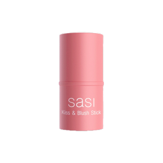 sasi ศศิ บลัชออนแท่งแบบครีม คิส แอนด์ บลัช สติ๊ก 3 in 1 สวยครบ จบในแท่งเดียว / Sasi Kiss & Blush Stick (4 g.)