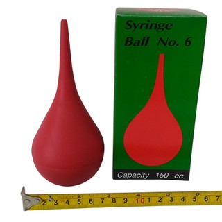 SYRING BALL NO.6 ( ลูกยางแดง)