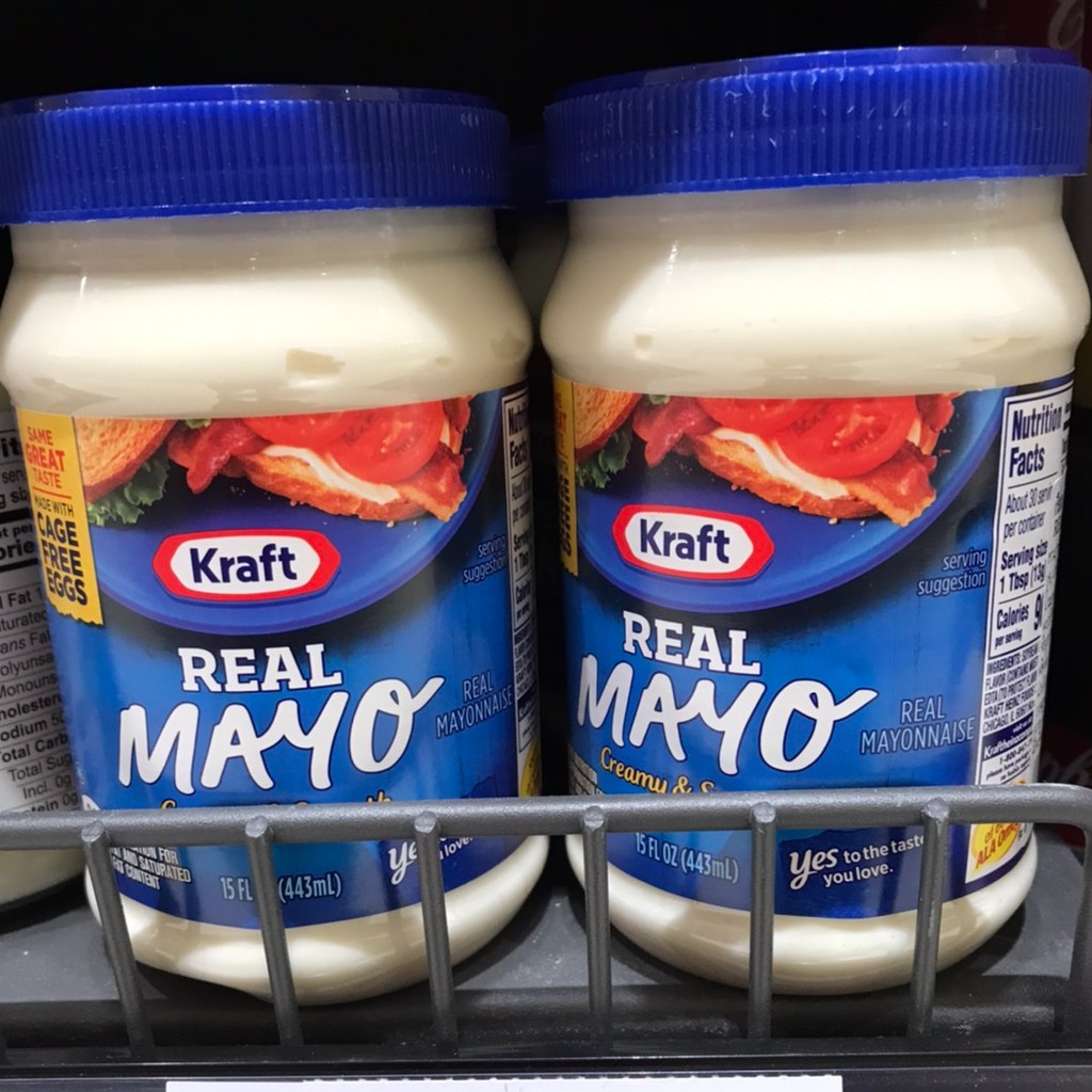 REAL MAYO KRAFT BRAND เรียล มาโย มายองเนส ตราคราฟท์ 443 มล. Shopee