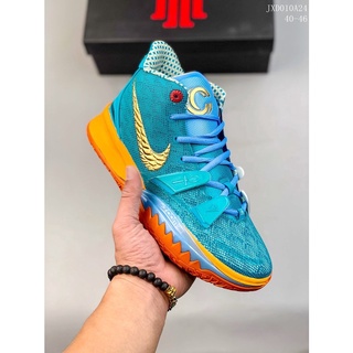 Nike Kyrie 7 ย้อนยุค แฟชั่น รองเท้าลำลอง รองเท้ากีฬา 40-45 สีฟ้า