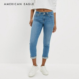 American Eagle Ne(x)t Level Low-Rise Artist Crop Jean กางเกง ยีนส์ ผู้หญิง อาร์ทติส ครอป เอวต่ำ (WFB 043-4237-851)