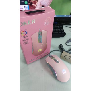 Mouse Macro Oker G21 Mouse Gaming USB เมาส์เกมมิ่ง