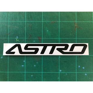 ASTRO สติ๊กเกอร์ติดรถยนต์ 1 ชิ้น