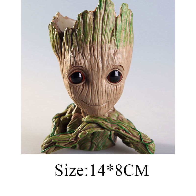 กระถางต้นไม้-ทรง-groot-กระถางต้นไม้ลายการ์ตูน-กระถาง-sj1269