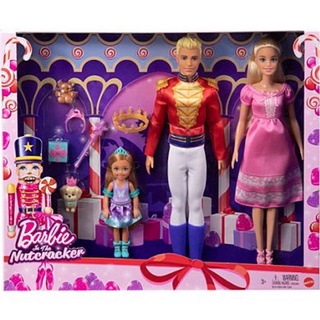 Barbie® in the Nutcracker Fairytale Ballet Gift Set with 3 Dolls & Puppy, 3 to 7 Year Olds