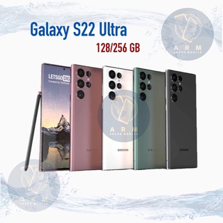 Samsung Galaxy  S22 Ult 128/256 เครื่องศูนย์ไทย( ประกันร้าน1เดือน)หมดประกันศูนย์แล้วครับ