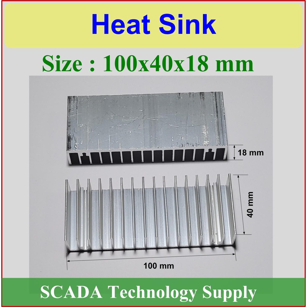 heat-sink-100x40x18mm-heat-sink-aluminum-ยาว-100mm-กว้าง-40mm-สูง-18mm