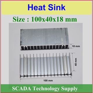 ภาพหน้าปกสินค้าHeat sink 100x40x18mm heat sink aluminum ยาว 100mm กว้าง 40mm สูง 18mm ซึ่งคุณอาจชอบสินค้านี้