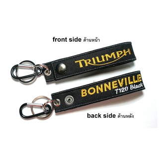 ภาพหน้าปกสินค้าพวงกุญแจ Triumph Bonneville T100 T120 black  ไทรอัมพ์ มอเตอรไซค์ บิกไบค์ MOTORCYCLE BIKER KEYCHAIN ที่เกี่ยวข้อง