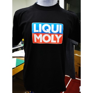 เสื้อยืดลําลอง ผ้าฝ้าย 100% แขนสั้น พิมพ์ลาย Liqui Moly lelaki สีดํา พลัสไซซ์ XS-3XL ของขวัญวันเกิด สําหรับผู้ชาย