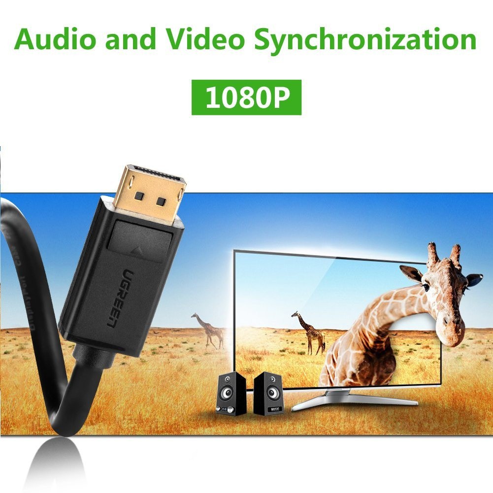 ภาพสินค้าUGREEN รุ่น DP101 DisplayPort male to HDMI male Cable สายต่อจอ DP to HDMI ยาว 1-5M จากร้าน gadgetvilla บน Shopee ภาพที่ 4