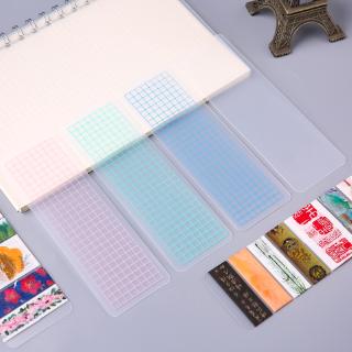 ภาพหน้าปกสินค้าแผ่นการ์ด PVC ใส ลายตาราง หลากสี ขอบมน สไตล์ญี่ปุ่น สำหรับติดลายเทป 5 ชิ้น ที่เกี่ยวข้อง