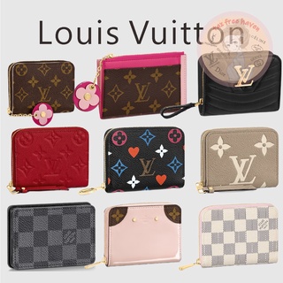 Shopee ราคาต่ำสุด 🔥ของแท้ 100% 🎁Louis Vuitton Brand New ZIPPY Zipper Coin Purse