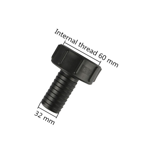 อะแดปเตอร์ข้อต่อท่อระบายน้ํา 1 ชิ้น Ibc Tank S60 Thread To 3 / 4 