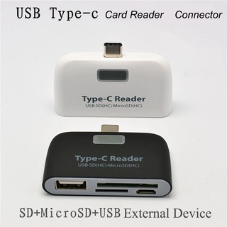 [ COD Ready stock ] Type-C Micro USB Card Reader In 1 Converters TF / SD อะแดปเตอร์