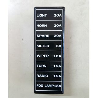 แผงฟิวส์12V สำหรับแปลงใส่รถทั่วไป