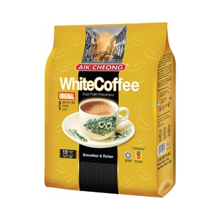❤️ไม่แท้คืนเงิน❤️ AIK CHEONG white Coffee 3in1​(15ซอง) กาแฟสำเร็จรูป