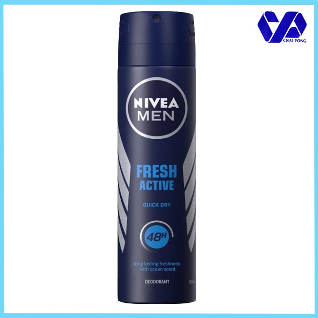 nivea-นีเวีย-เมน-เฟรช-แอคทีฟ-สเปรย์-150-มล