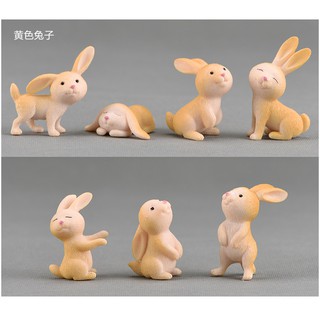 ภาพหน้าปกสินค้าตุ๊กตาสัตว์จิ๋ว - กระต่ายน่ารัก มี 2 สี 7 แบบ ที่เกี่ยวข้อง