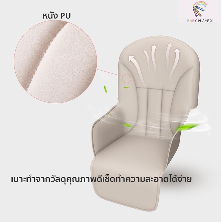 เก้าอี้กินข้าวเด็ก-high-chair-3in1-รุ่น-899-3