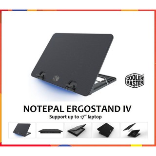 แท่นวางโน๊ตบุ๊ค-ระบายความร้อน CoolerMaster Notepal Ergostand IV Laptop Cooling Pad Cooler Master