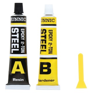 EPOXY GLUE STEEL WORKING SUNNIC 20ML GREY กาวอีพ็อคซี่ติดเหล็ก SUNNIC 20 มล. สีเทา กาวอีพ๊อกซี่ กาว เครื่องมือช่างและฮาร