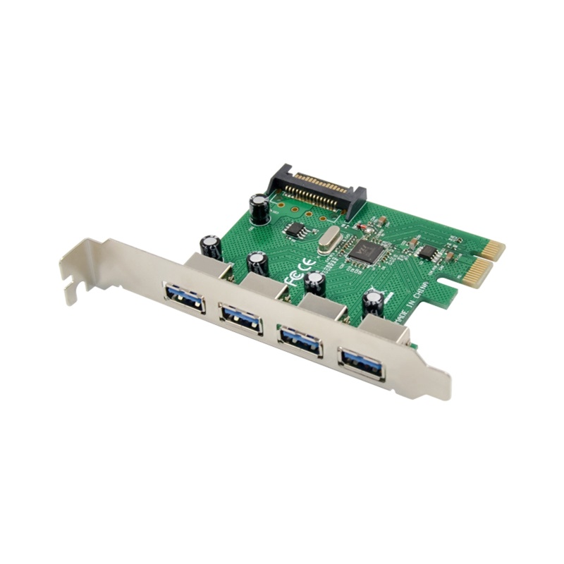 R* การ์ดขยาย USB PCIE VL805 ความเร็ว 5Gb USB3 0 PCI 4 พอร์ต สําหรับ ...