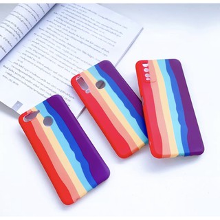 [ พร้อมส่ง ] Case Xiaomi Redmi Note 9 รุ่นเสี่ยวมี งานกำมะหยี่สายรุ้ง เคสสายรุ้งไล่โทนสีนิ่ม xiaomi redmi note 9