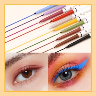 Derol ปากกาอายไลเนอร์เจล หมุนได้ 1.5 มม. ติดทนนาน ไม่เลอะง่าย 10 สี