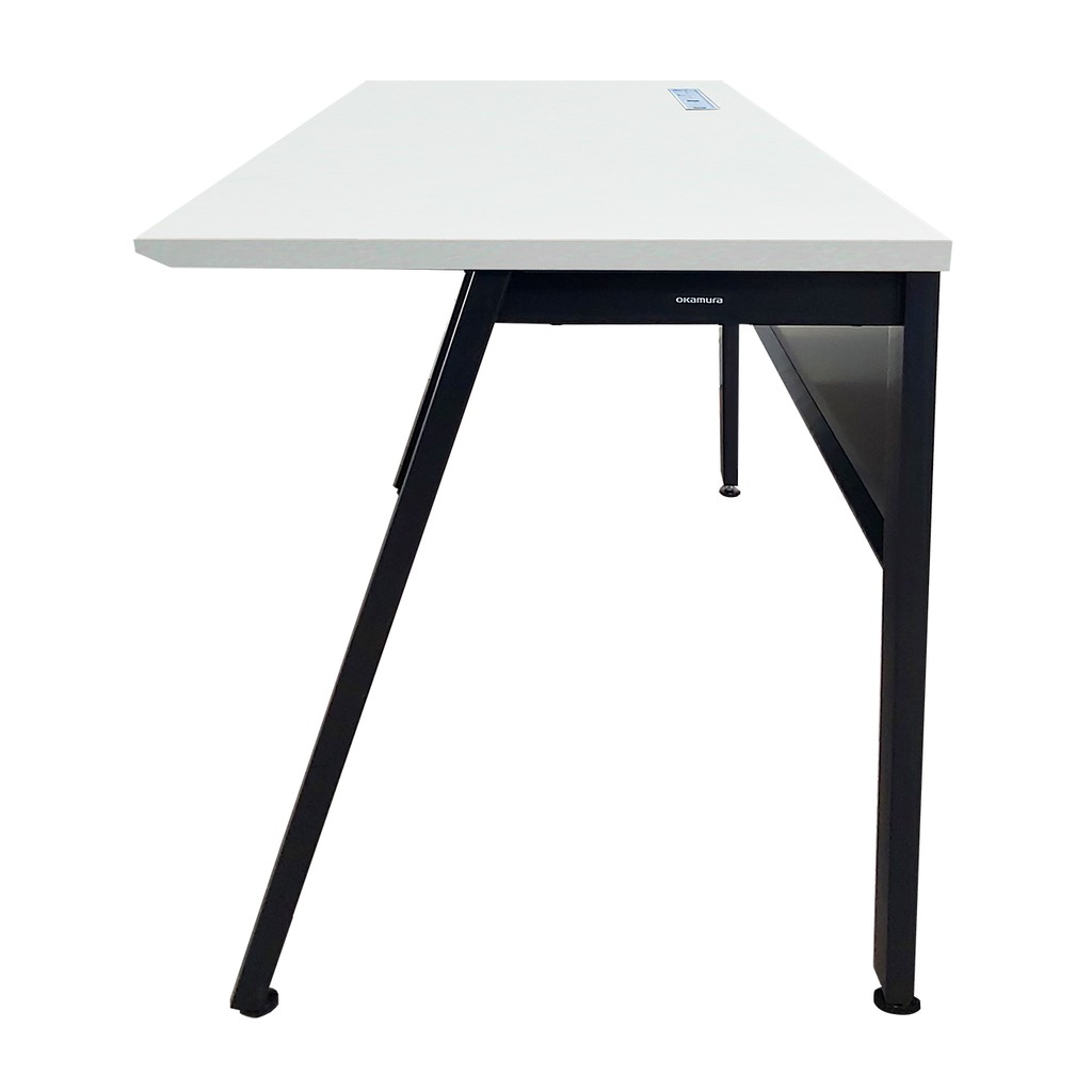 ภาพสินค้าOKAMURA โต๊ะทำงาน รุ่น VD-A Desk 1 โต๊ะสำนักงาน โฮมออฟฟิศ โต๊ะขาเหล็ก สีขาว by สยามสตีล Siamsteel จากร้าน siamsteel_official บน Shopee ภาพที่ 2
