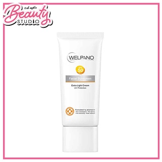 (แท้100%) Welpano Facial Sunscreen Extra Light Cream UV Protection SPF50/PA+++  กันแดดเวลพาโน 30g