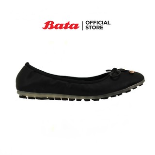 ภาพขนาดย่อของภาพหน้าปกสินค้า* * Bata LADIES'CASUAL รองเท้าลำลองแฟชั่นสตรี BALLARINA แบบสวม สีดำ รหัส 5516282 จากร้าน bata_officialstore บน Shopee