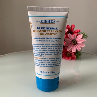 แท้💯 เจลล้างหน้าลดสิว Kiehl’s blue herbal blemish cleanser treatment 150ml