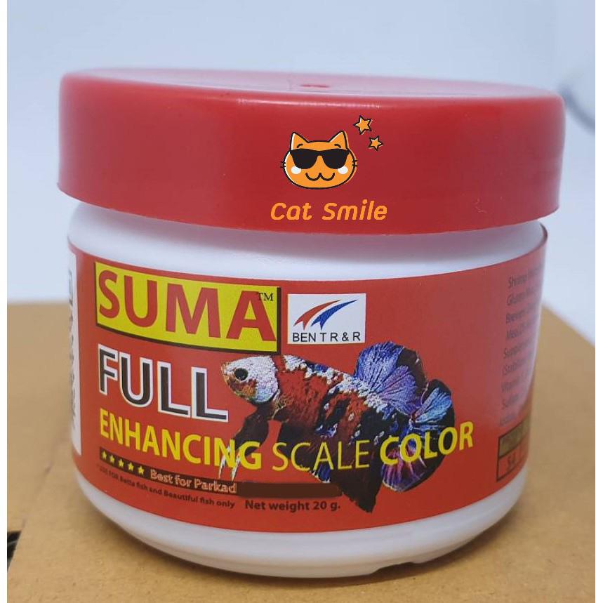 suma-ซูม่า-ฟูล-เอ็นแฮนด์ซิ่ง-สเกล-คัลเลอร์-ขับสี-เหมาะกับปลาประกวดคัดพิเศษ-คัดสดเพื่อคุณภาพ-20-กรัม-ฉลากแดง