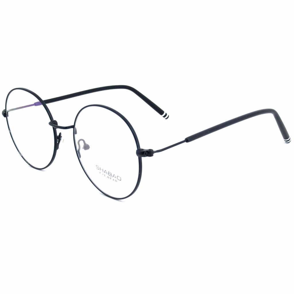 fashion-แว่นตากรองแสงสีฟ้า-ถนอมสายตา-shabao-8233-สีดำขาดำ