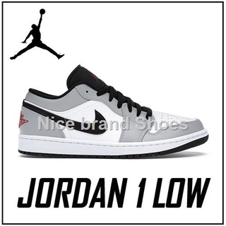 ❍✕รองเท้าผ้าใบ NIKE Jordan 1 Low Light Smoke Grey Size36-45 รองเท้า