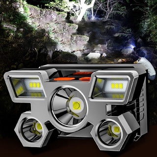 fasthome ไฟหน้าไฟแรงชาร์จ super bright night ตกปลาตกปลาไฟฉาย head-mounted ไฟฉาย miners โคมไฟ led