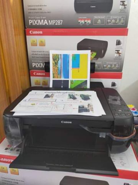 canon-mp287-เครื่องมือสองเครื่องพร้อมแทงค์พร้อมหมึกพร้อมใช้งานมีประกันไห้3เดือนตัวเครื่อง