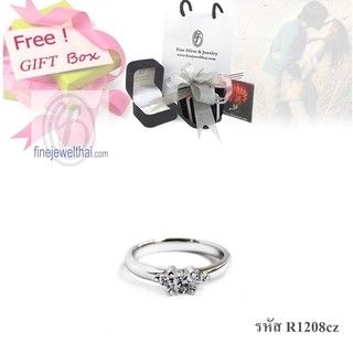 Finejewelthai แหวน แหวนเงิน เงินแท้ แหวนเพชร เพชรสังเคราะห์ - R1208cz-R1260cz-R1288cz-R1240cz