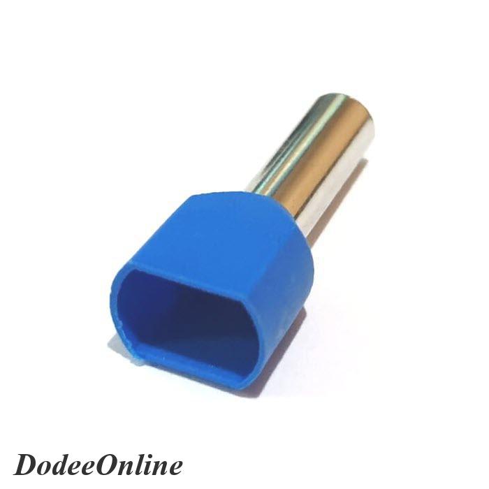 หางปลากลม-คอร์ดเอ็น-แบบมีฉนวน-ย้ำรวมสายไฟ-2-เส้น-ขนาด-10-0-sq-mm-สีน้ำเงิน-แพค-100-ชิ้น-ร