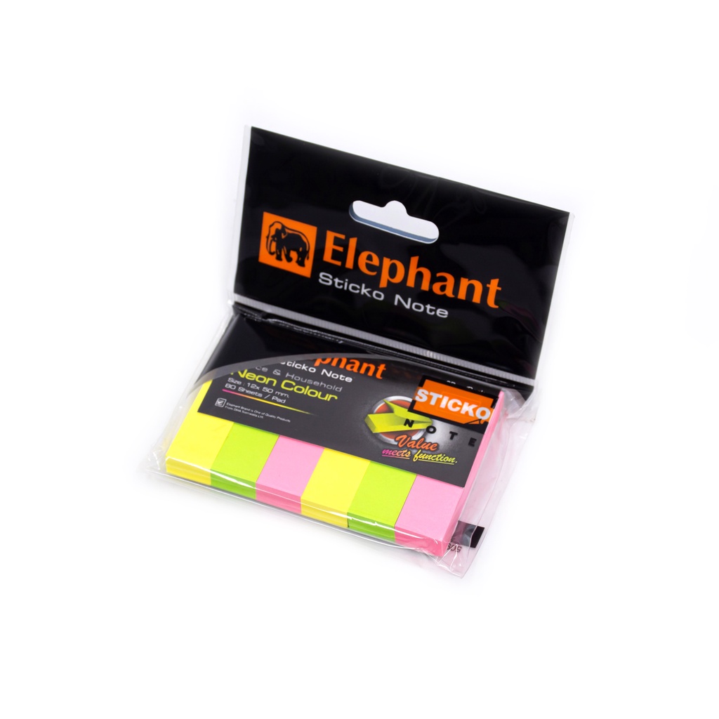 กระดาษโน๊ตกาวในตัว-ตราช้าง-โพสอิท-elephant-sticko-note-ขนาด-12mm-50mm-80-แผ่นต่อก้อน-กระดาษโพสอิท-post-it-สมุดโน๊ต