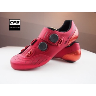 รองเท้าจักรยานเสือหมอบ Shimano RC9 SH-RC902 สี RED RED Size 42 Wide Large (สินค้าถูกลิขสิทธิ์ผู้นำเข้าถูกต้อง)