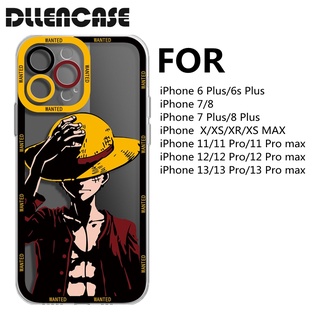 Dllencase เคสโทรศัพท์มือถือ TPU ใส กันกระแทก ลายการ์ตูน สําหรับ Compatible For iPhone 14 13 Pro Max 6 Plus 6s Plus 7 7 Plus 8 8 Plus X XS XR XS Max 11 12 13 Pro Pro Max A238