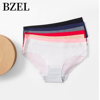 Bzel กางเกงชั้นใน ผ้าเรยอน ไร้รอยต่อ เซ็กซี่ ใส่สบาย เป็นมิตรกับผิว สําหรับผู้หญิง พร้อมส่ง