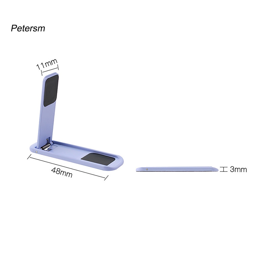 ภาพสินค้าPP  Ultra-thin Phone Stand Desk Smart Phone Mini Lazy Bracket Non-marking for Watching TV จากร้าน petersm.th บน Shopee ภาพที่ 3