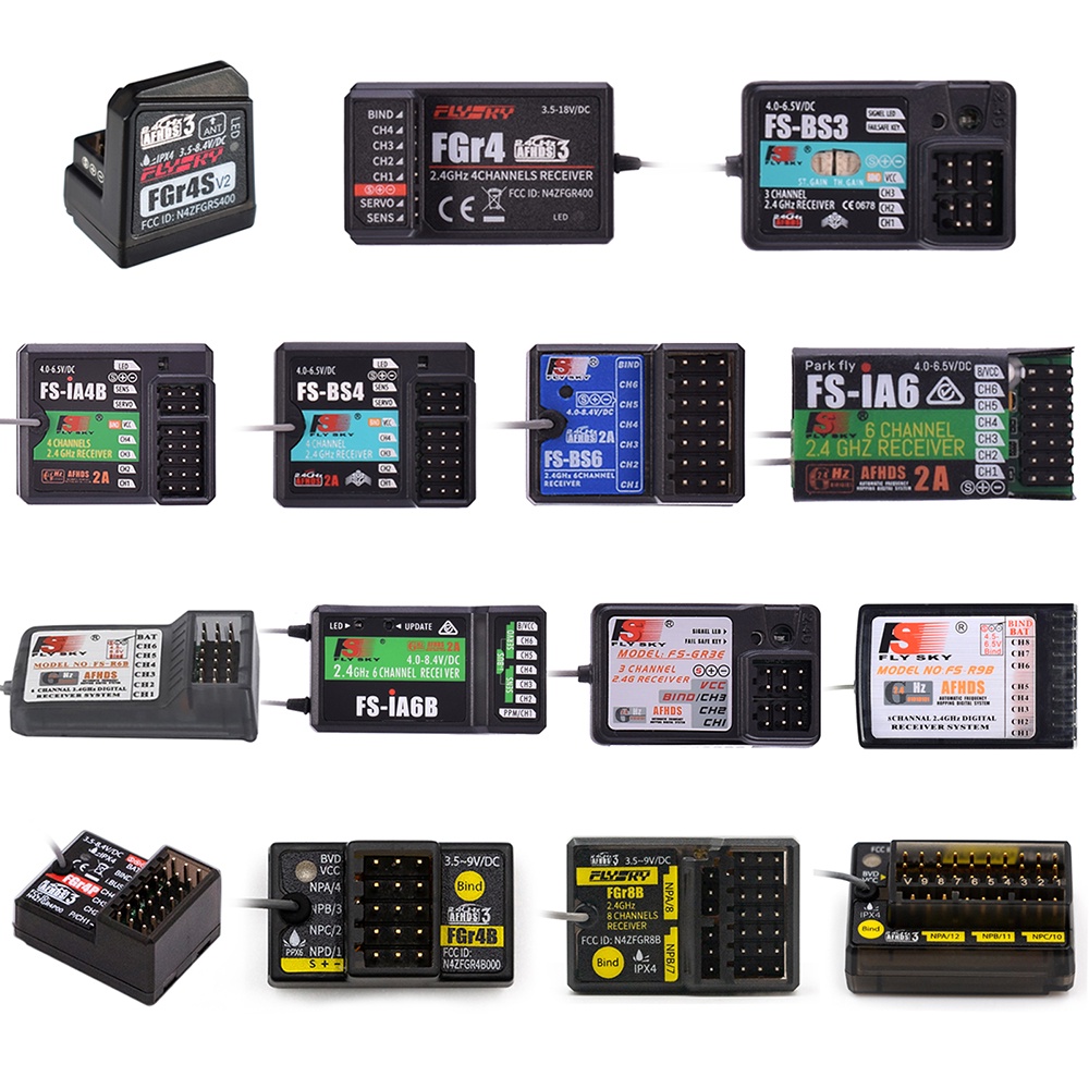 Hmgrctoy ตัวรับส่งสัญญาณ Flysky FGR4S FGR4P FGR4B FS-GR3E FS-R6B FS-iA6 ...