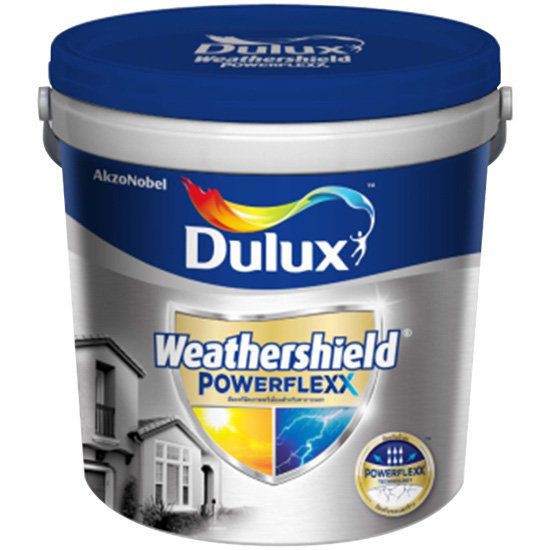 สีน้ำทาภายนอก-weathershield-powerflexx-base-d-เนียน-3-ลิตร-สีดูลักซ์-เวเธ่อร์ชีลด์-พาวเวอร์เฟล็กซ์-เป็นสีน้ำอะคริลิกเกรด