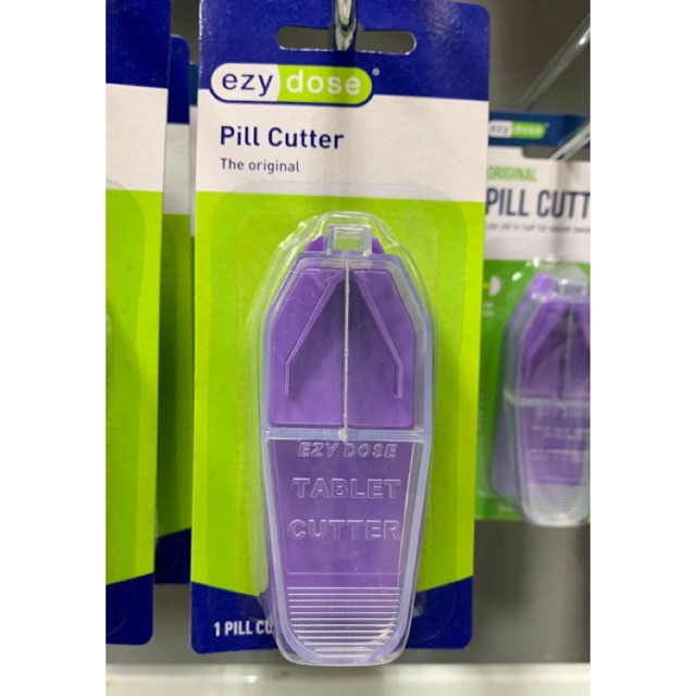 Tablet Cutter (สีม่วง) ที่ตัดเม็ดยาสะดวกในการเก็บรักษายา . | Shopee ...
