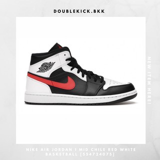 NIKE AIR JORDAN 1 MID CHILE RED WHITE BASKETBALL [554724075]